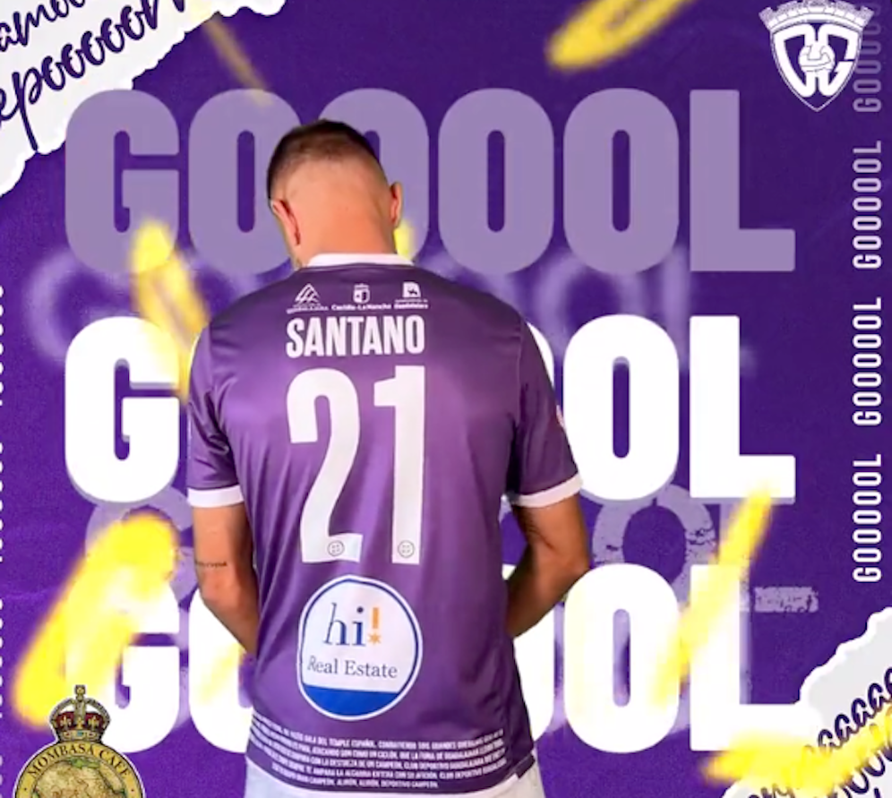 Santano beim obszönen Torjubel.