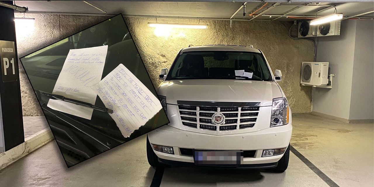Heute.at - Geparkter Luxus-SUV sorgt für Ärger in Wiener Garage