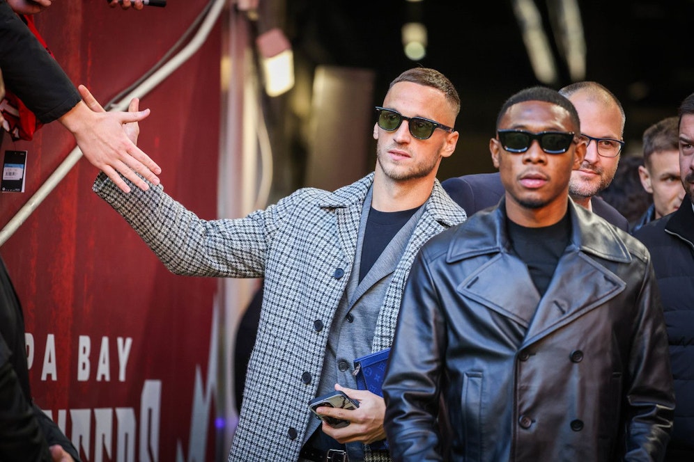 Marko Arnautovic und David Alaba werden am Freitag nach Wien reisen. 