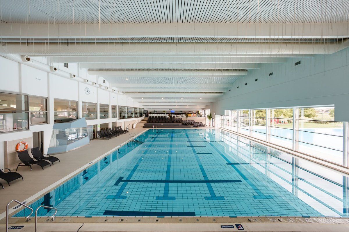 Der Hallenbadbereich im Florian Berndl Bad ist derzeit geschlossen.