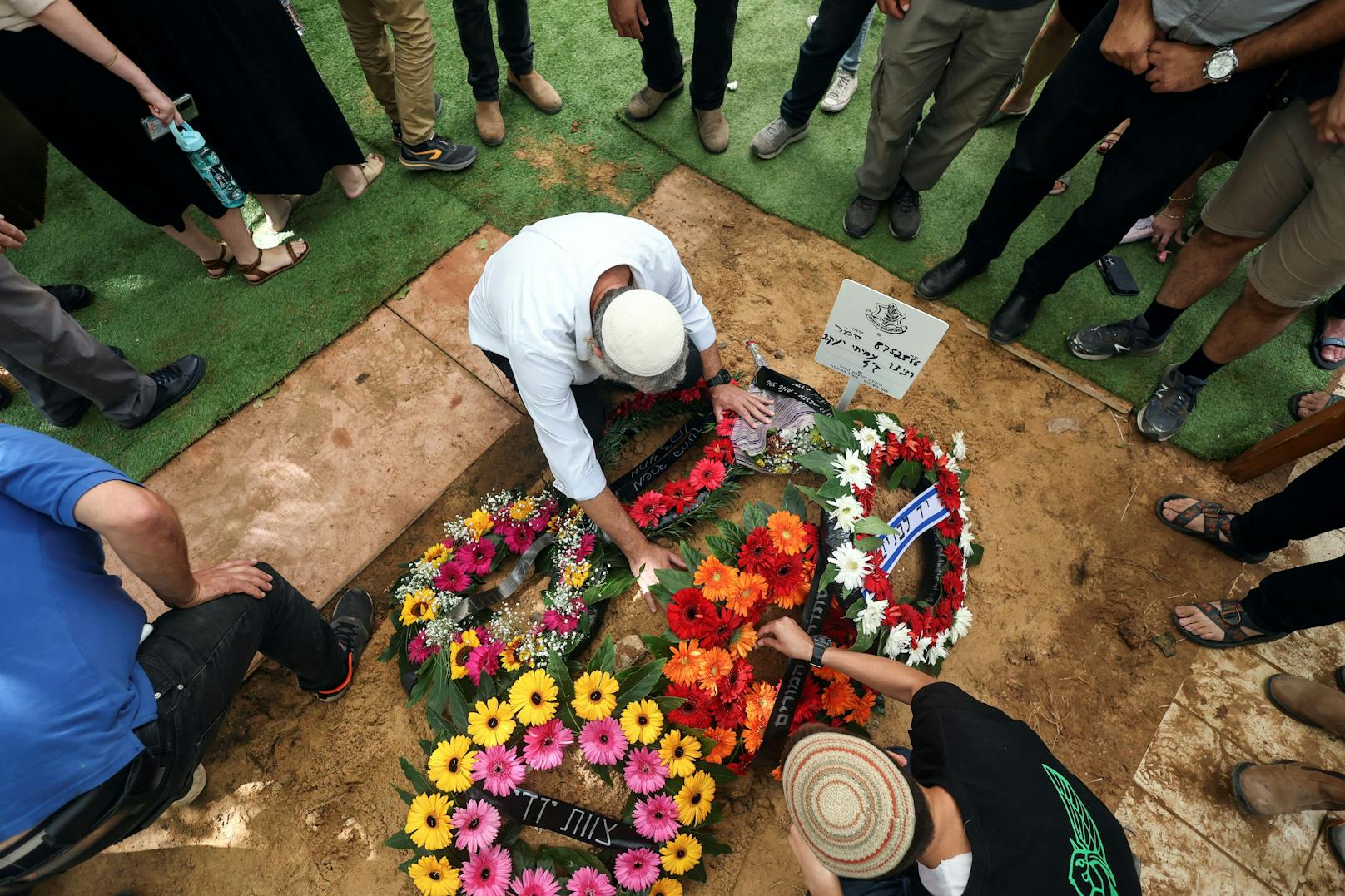 Am Mittwoch (11. Oktober 2023) wurde ein getöteter israelischer Soldat in Jerusalem zu Grabe getragen.&nbsp;