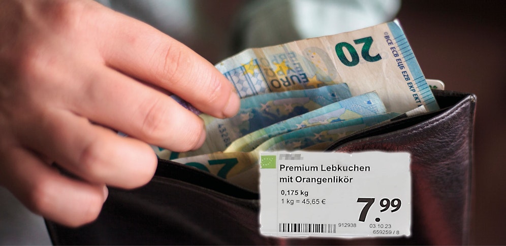 Ein Linzer Supermarkt verlangt einen deftigen Kilo-Preis für eine Lebkuchensorte.