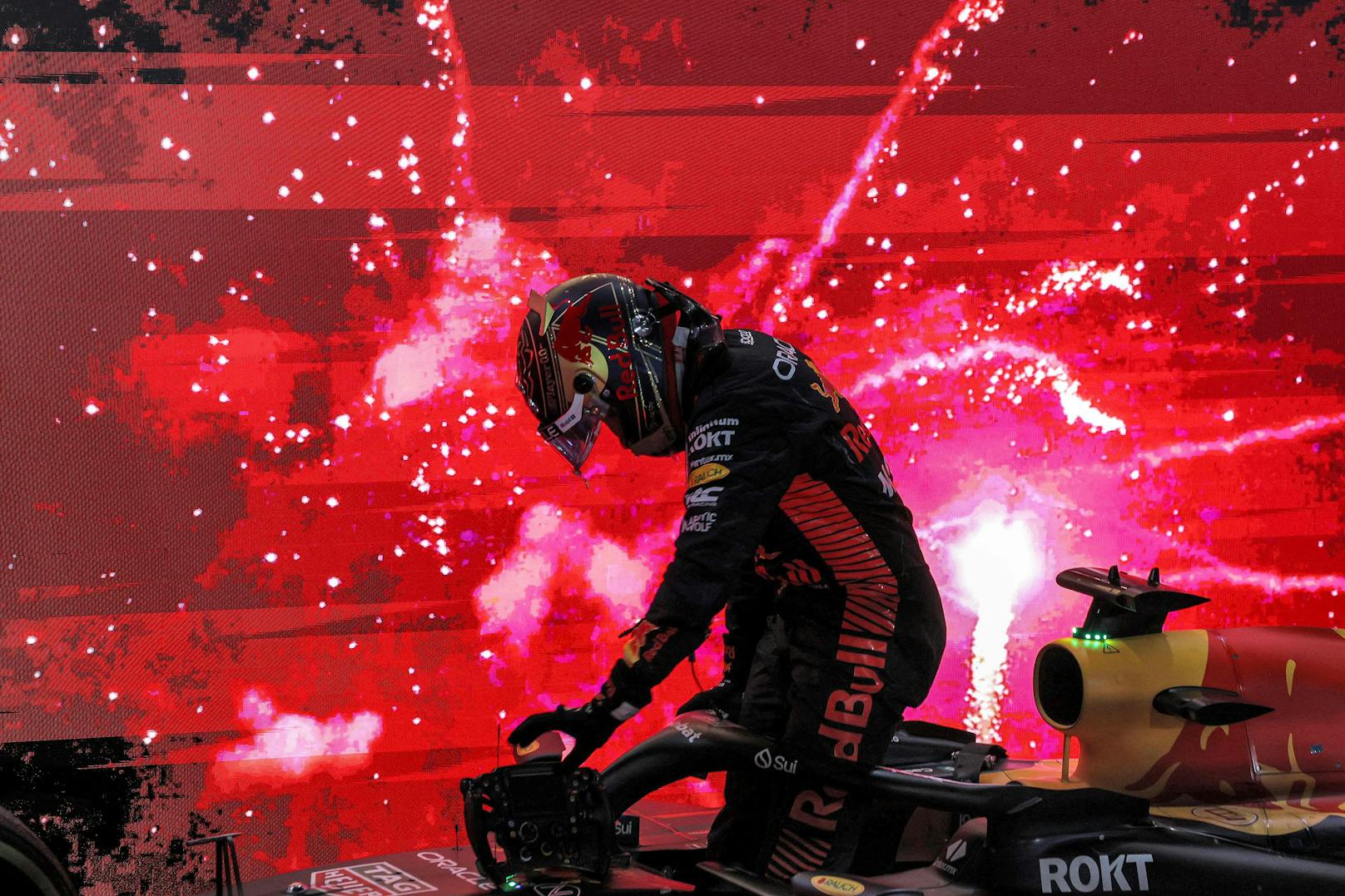 Weltmeister Max Verstappen im Red-Bull-Boliden.