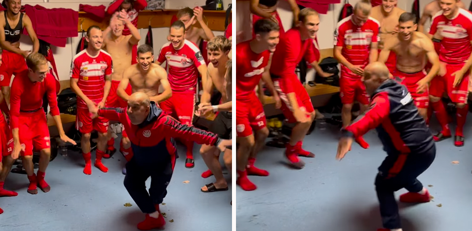 Der Kapfenberger SV feiert.