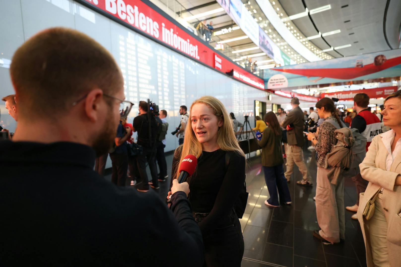 Karin (31) ist einfach nur "froh", wieder in Österreich zu sein.&nbsp;