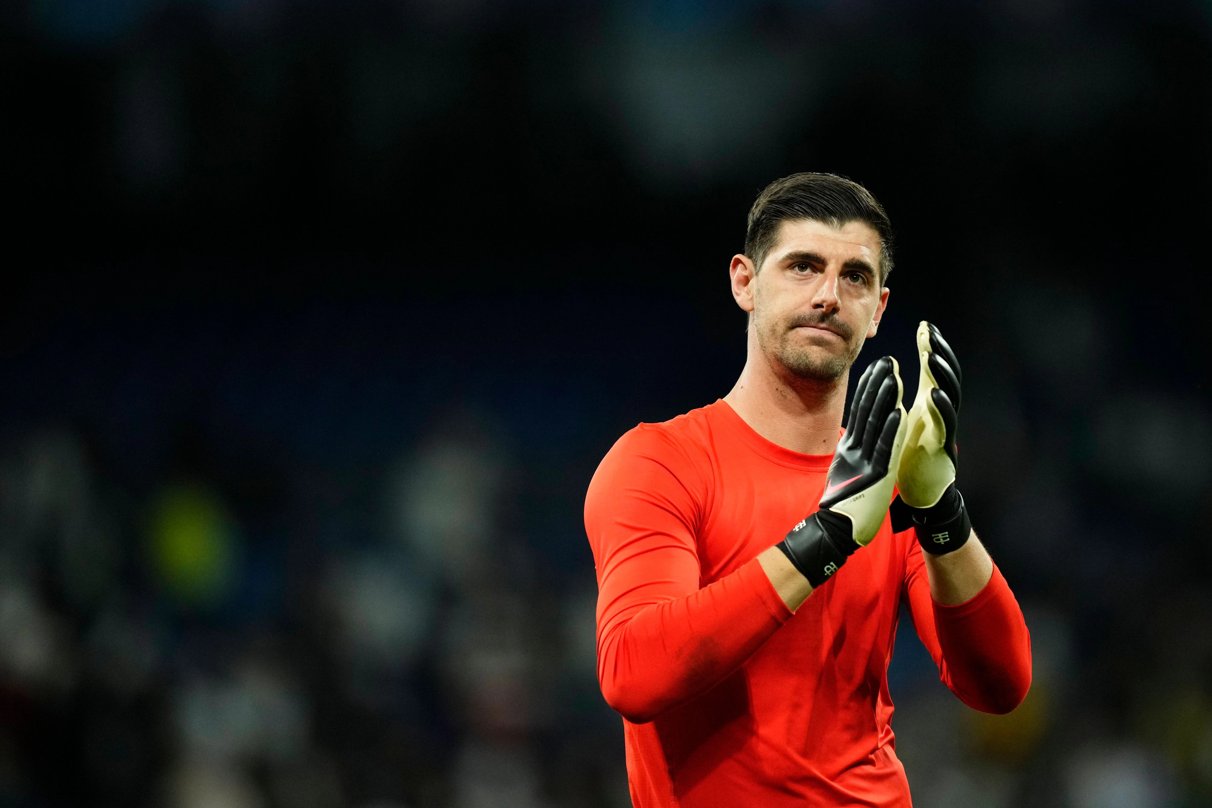 Belgiens Teamkeeper Thibaut Courtois. 