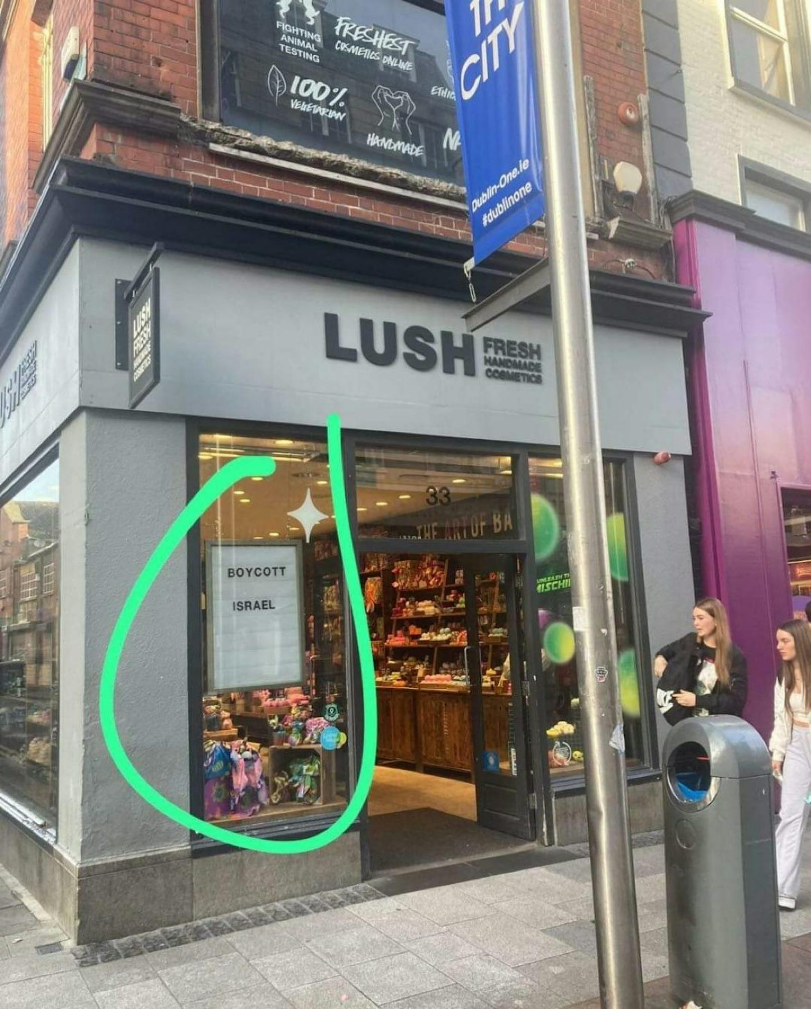 Lush-Shop ruft zu Israel-Boykott auf – erntet Shitstorm