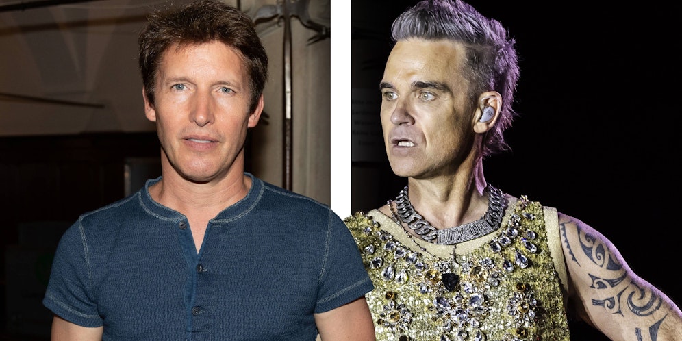 James Blunt äußerte sich zu seinem Branchenkollegen Robbie Williams.