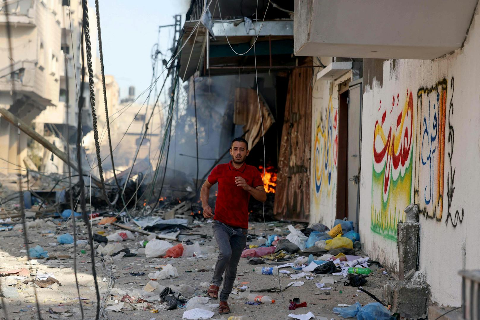 Gaza-Stadt steht unter israelischem Dauerbeschuss.