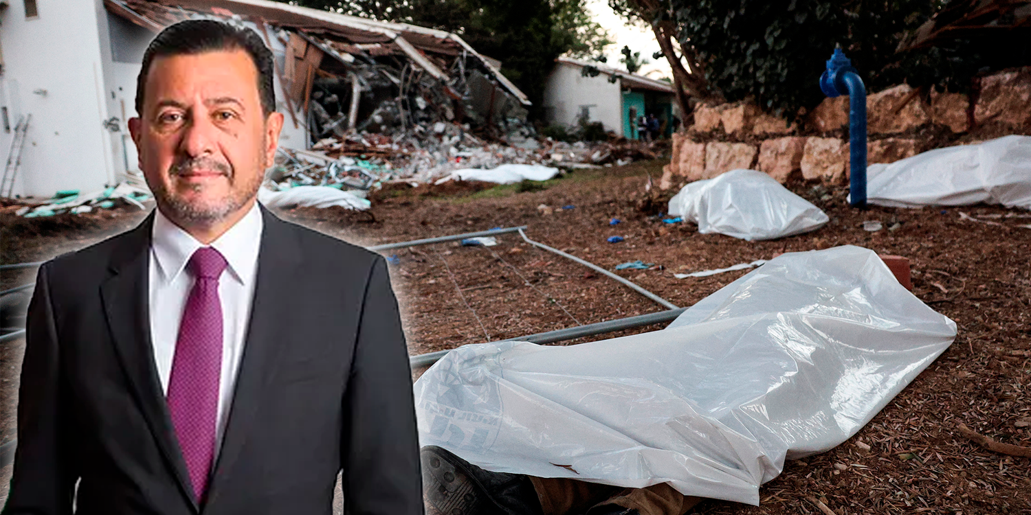 Hunderte Familien wurden in ihren Häusern überfallen und hingerichtet. Aber Israel habe angefangen, so der Palästinenser-Chef in Österreich.