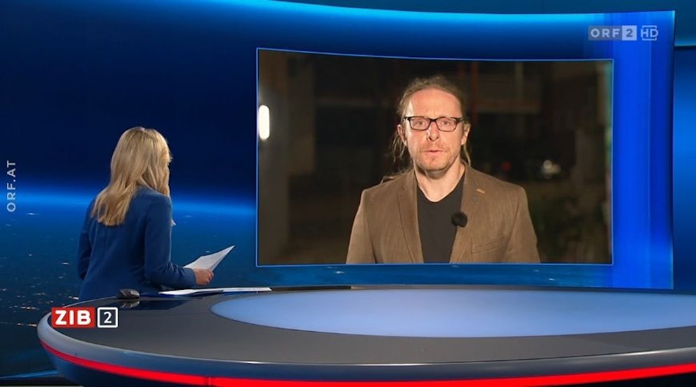 Nahost-Experte Peter Lintl am Freitag (13. Oktober 2023) in der ORF-