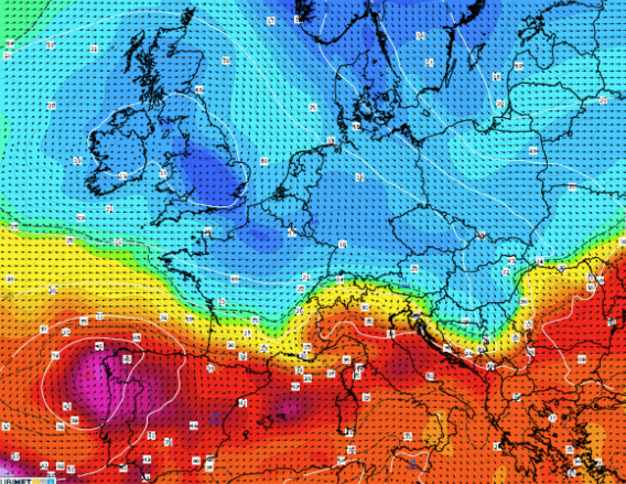 Eine Kaltfront legte sich in der Nacht auf Sonntag über Österreich.