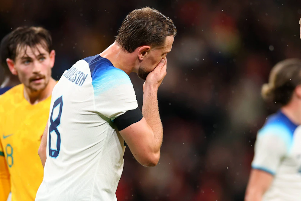 Jordan Henderson wurde von Englands Fans mit Buhrufen bedacht. 