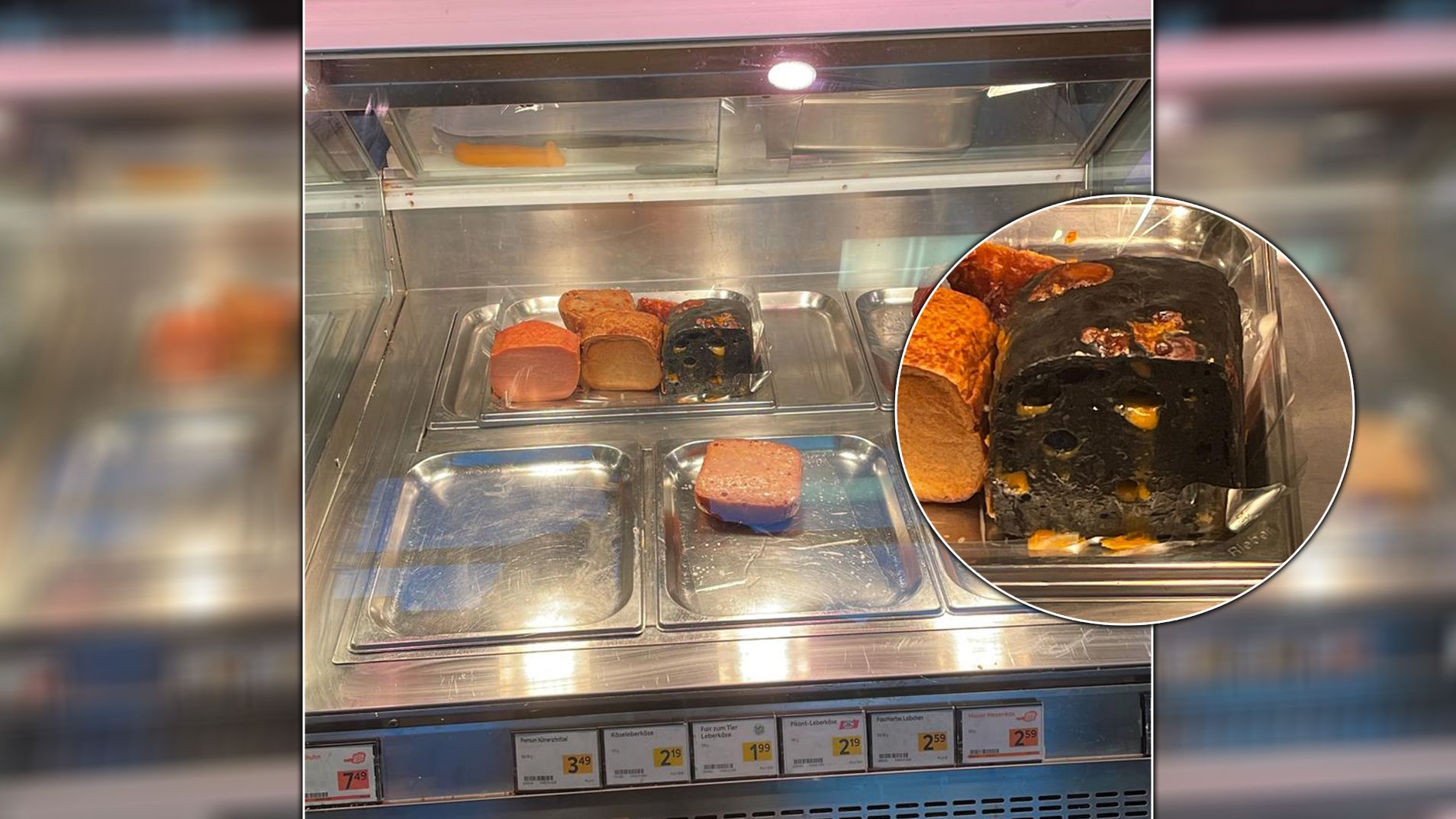 Wiener schockiert über schwarze Leberkäs in Supermarkt