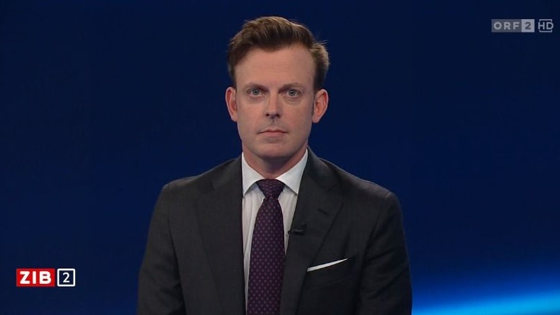 Verteidigungs-Experte <strong>Franz-Stefan Gady</strong> während eines früheren Auftritts in einer "ZIB2 Spezial" im ORF.