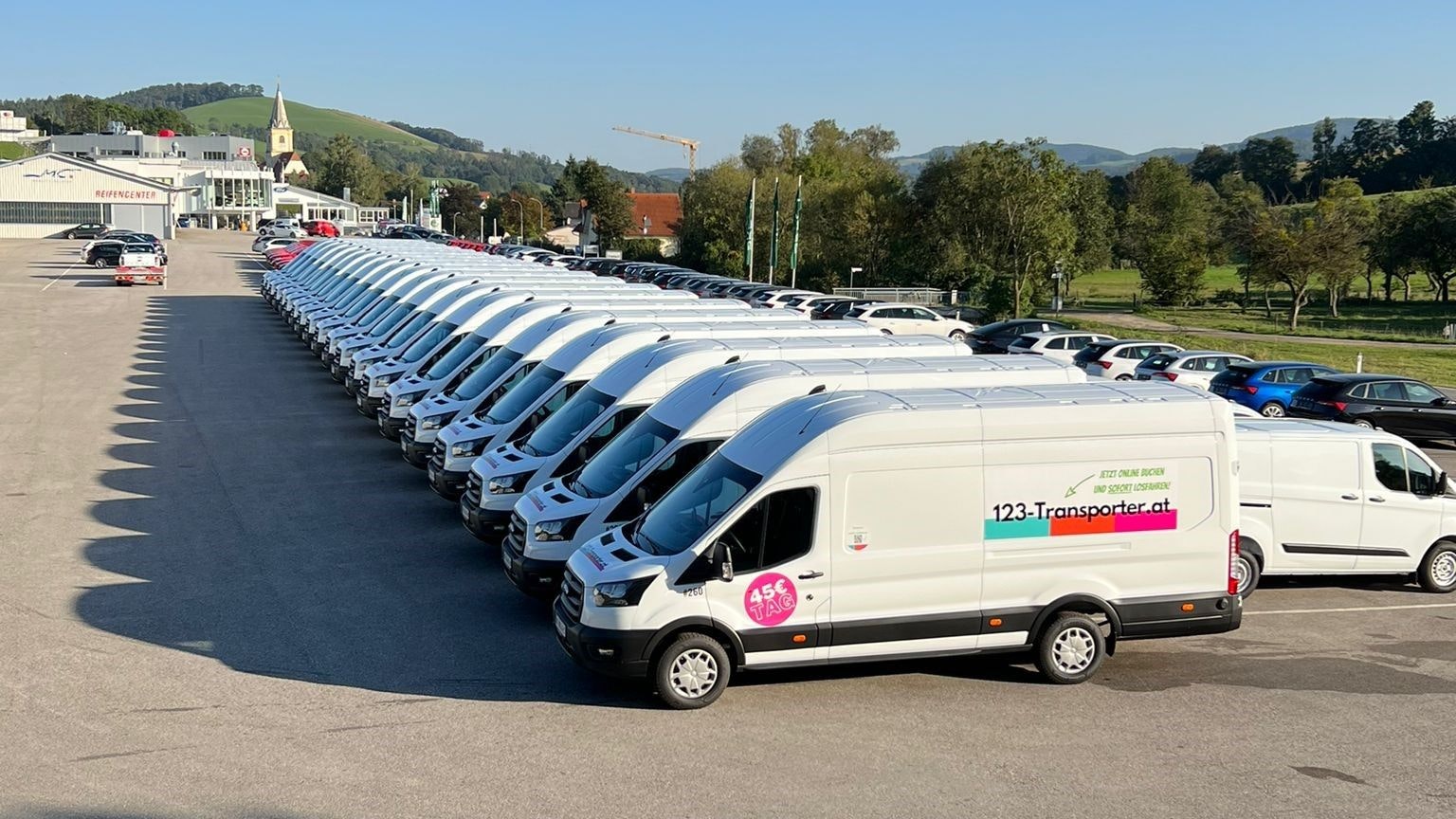 Das österreichische Start-up 123-Transporter hat den Bedarf nach digitalem Transporter-Sharing erkannt.