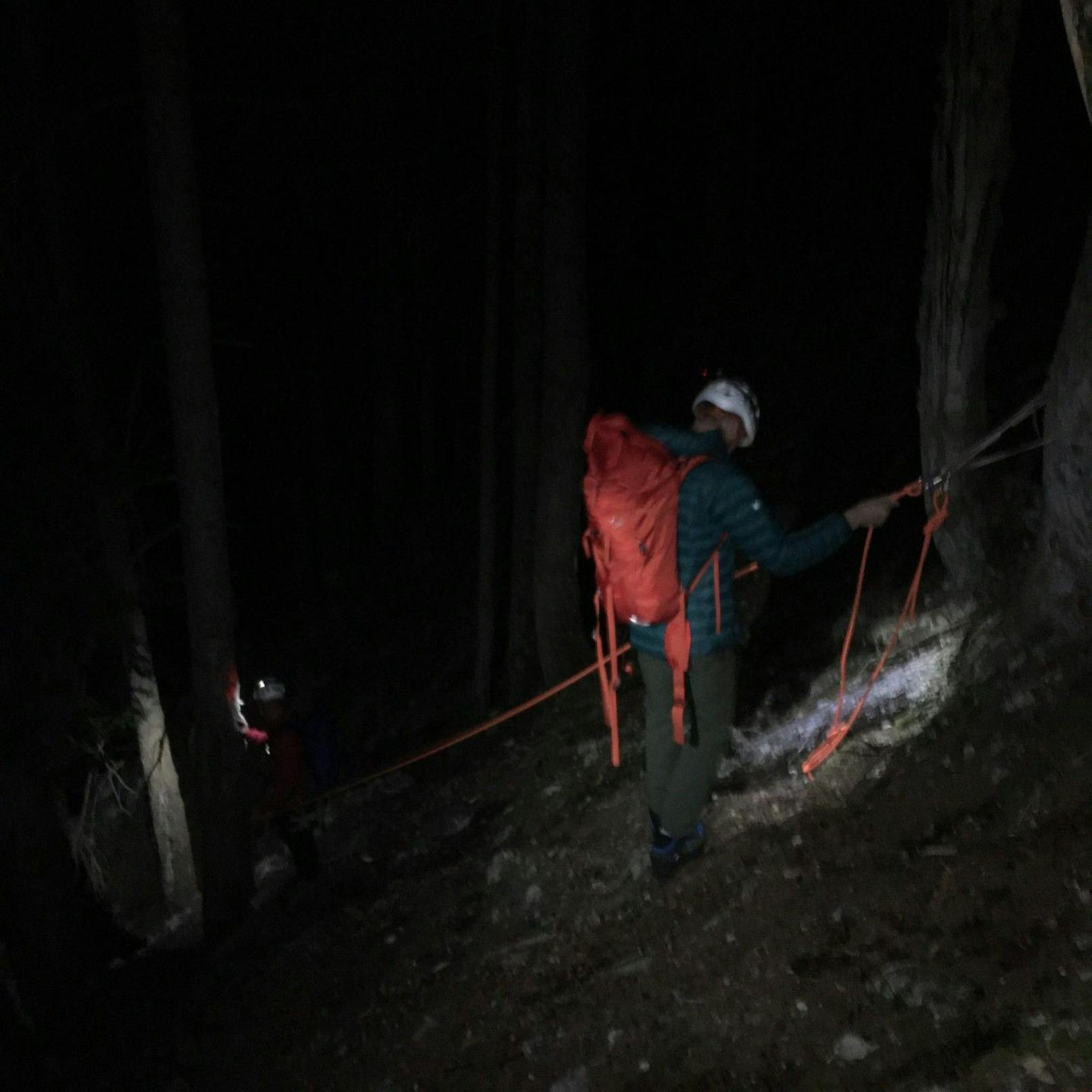 Die Bergrettung Reichenau stand in der Nacht auf Sonntag am Schneeberg im Einsatz.