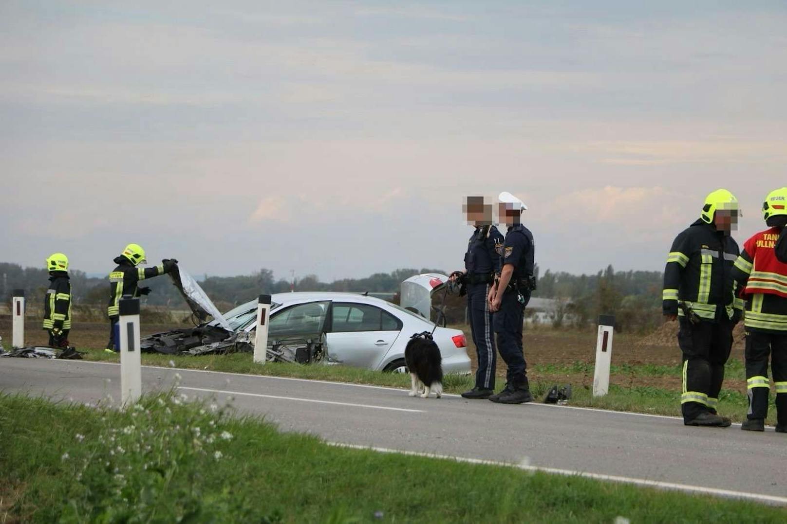 Die Feuerwehren aus Tulln ...