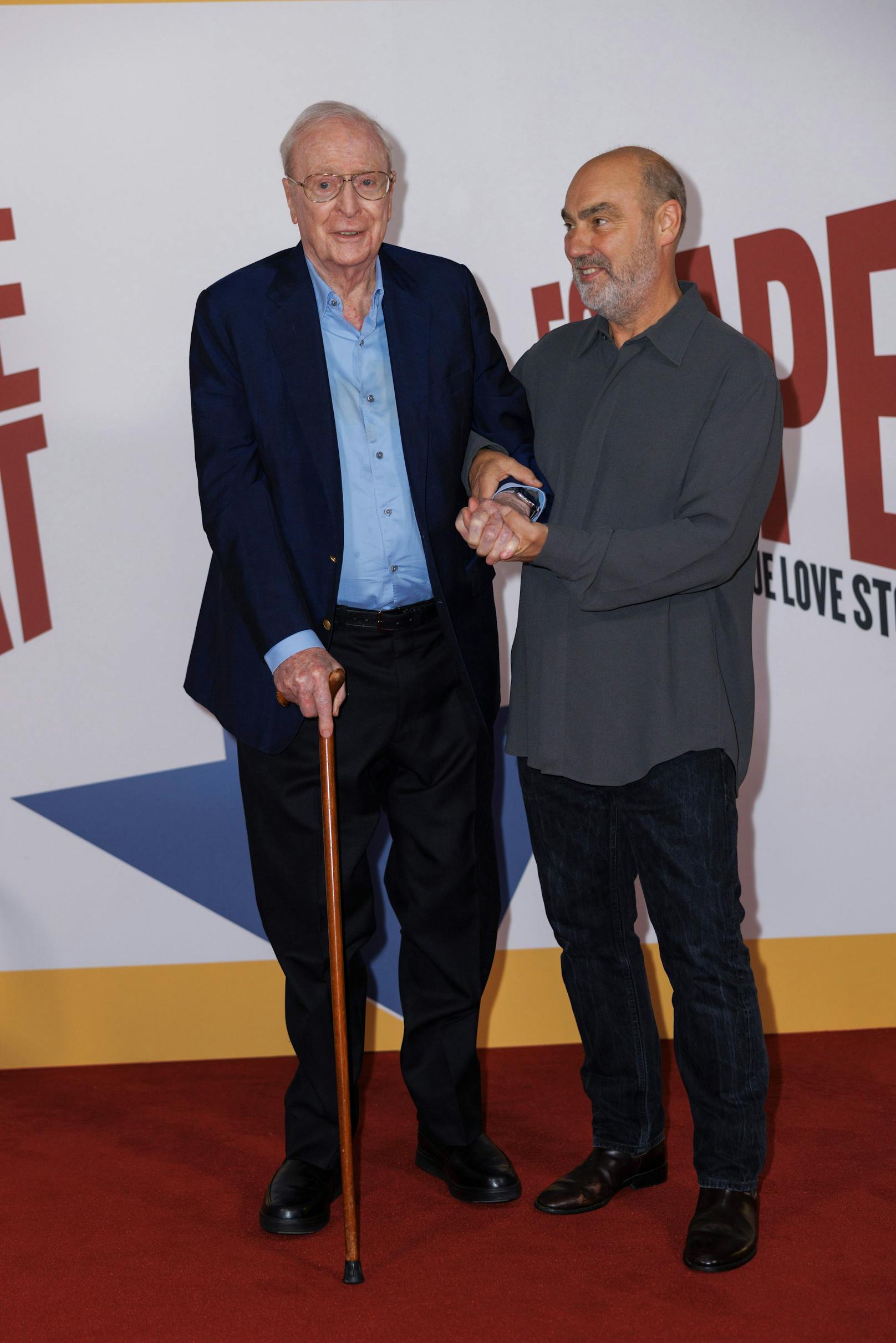 Michael Caine bei der Weltpremiere seines allerletzten Filmes "In voller Blüte" (eng. "The Great Escaper") am 20. September 2023 in London.