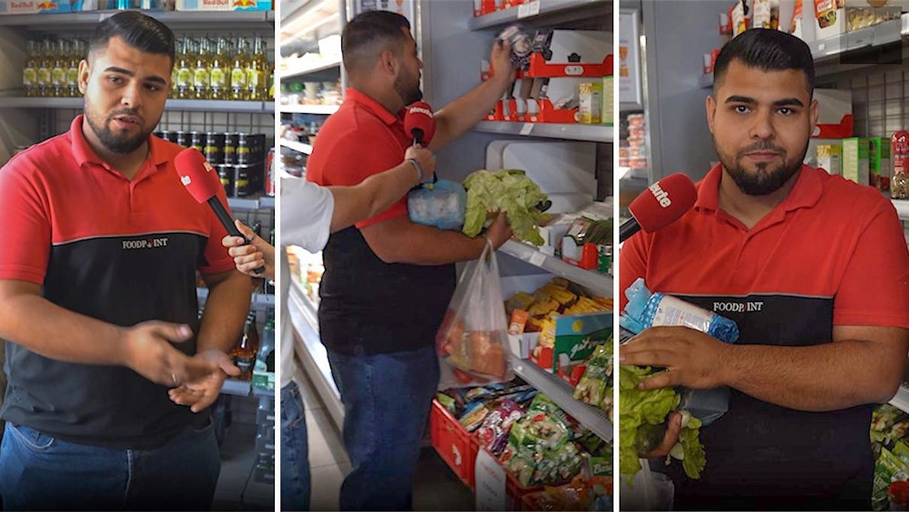 Reportage im Sozialmarkt: Das gibt es hier fürs kleine Geldbörserl zu kaufen.