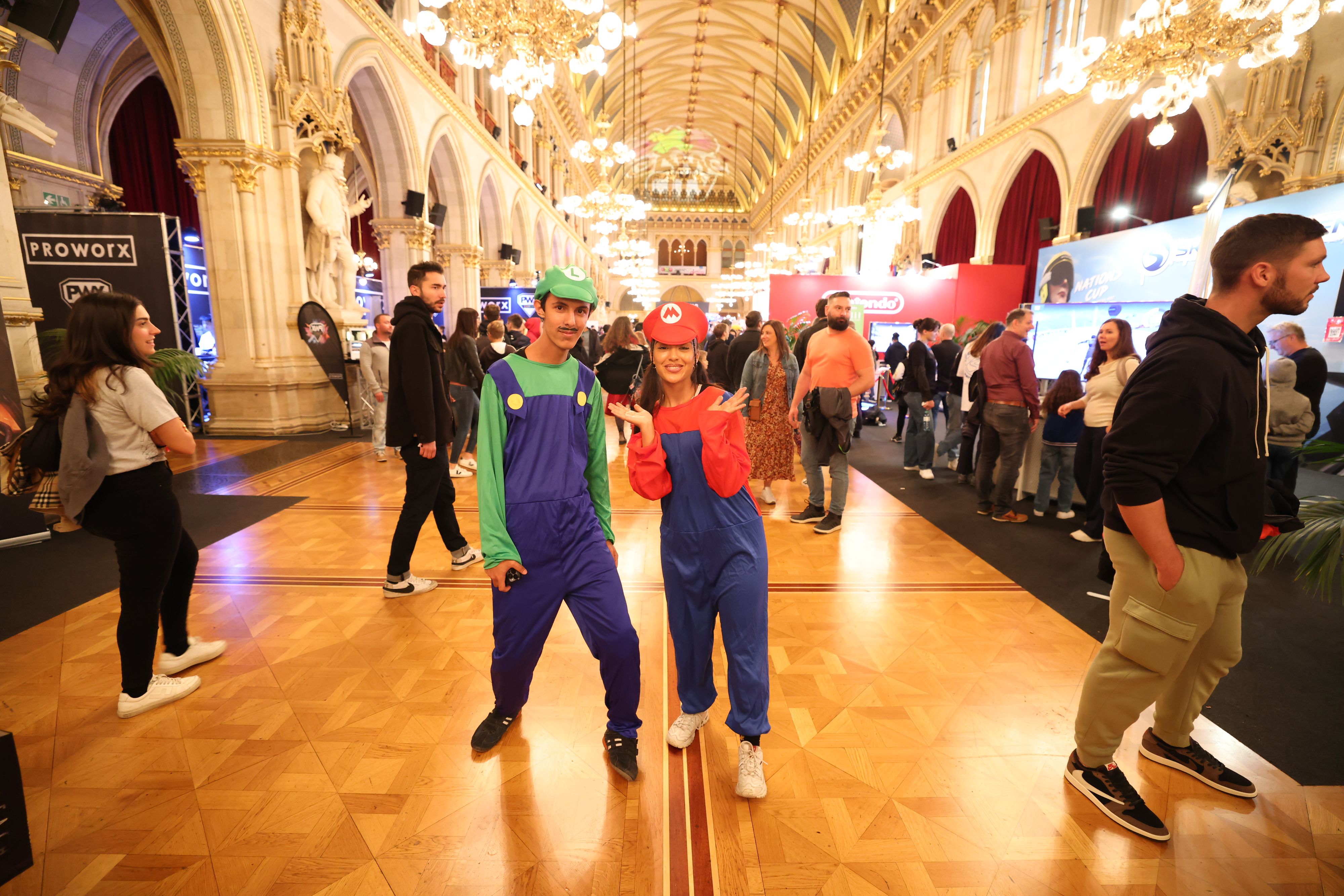 Drei Tage lang verwandelte sich das Rathaus nach Pandemie-Pause wieder in die Game-City.