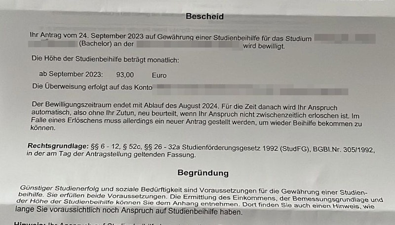 93 Euro werden Mutter und Tochter zugeschossen.