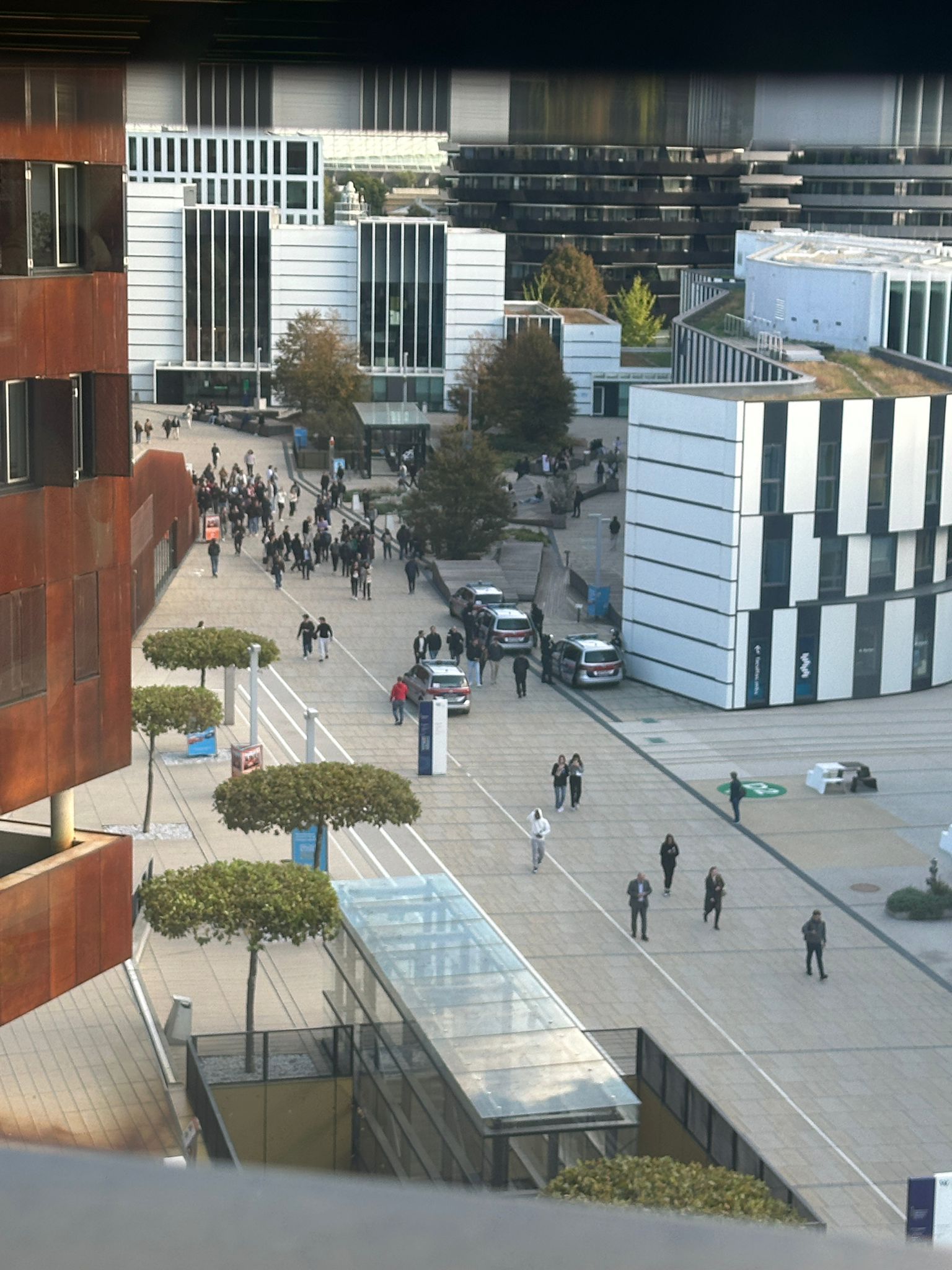 Polizei-Einsatz an der WU Wien
