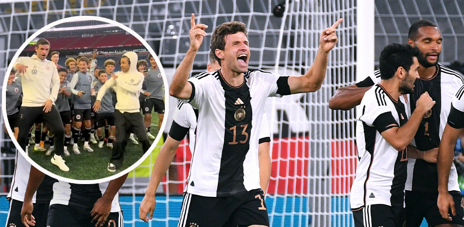 Thomas Müller feierte nach dem 3:1 gegen die USA