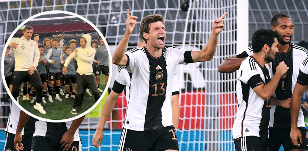 Thomas Müller feierte nach dem 3:1 gegen die USA