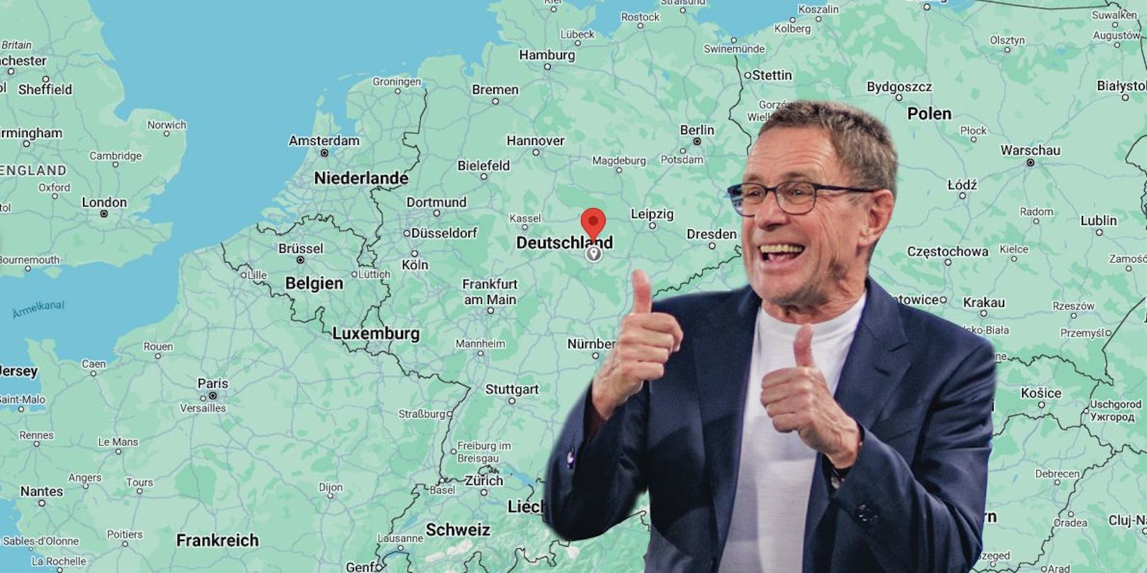 Rangnick spitzt auf ein Quartier im Herzen Deutschlands.