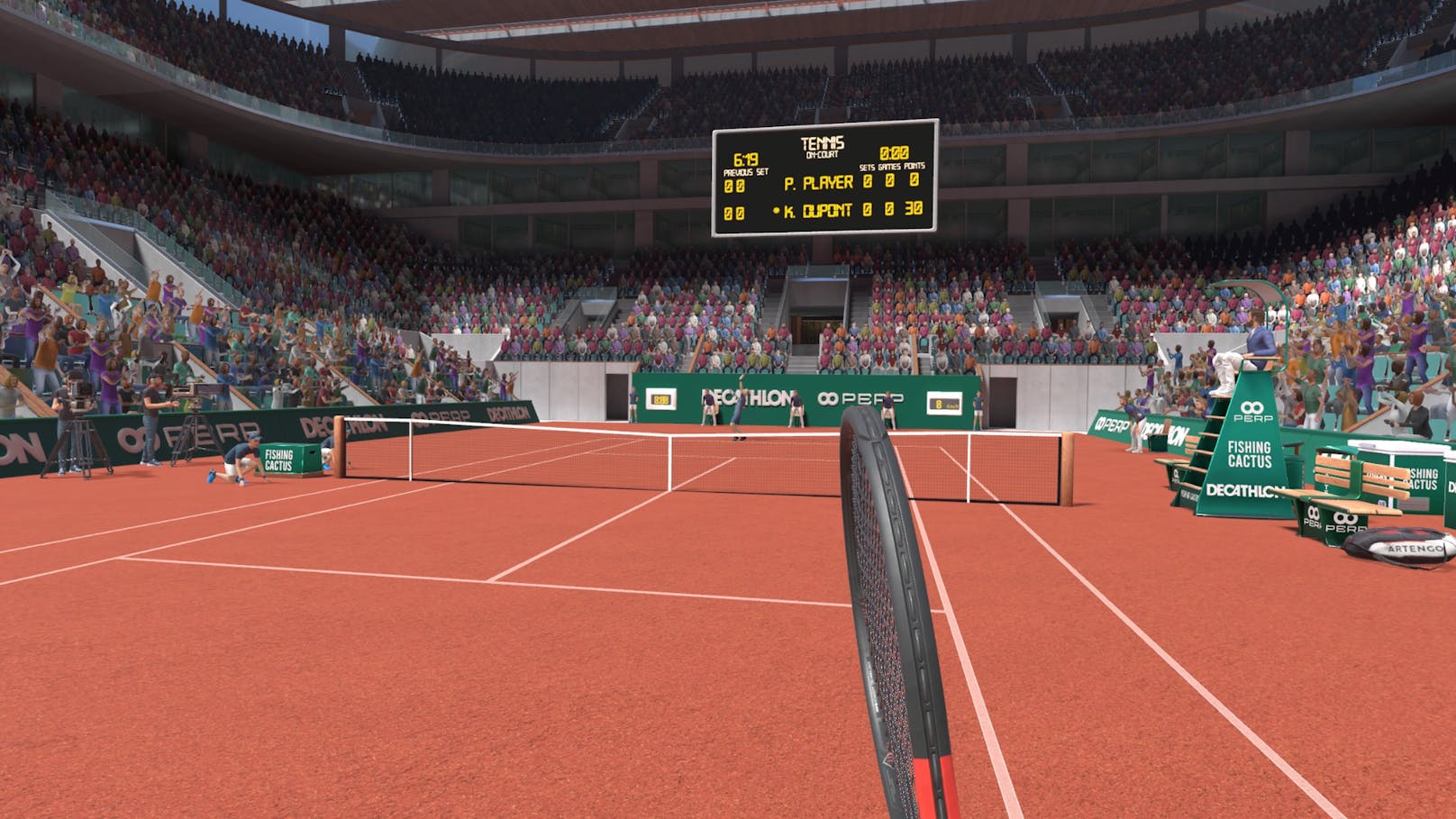 Tennis-Simulationen gibt es zwar einige, nicht aber so viele, in denen man selbst den Schläger schwingt und noch dazu am virtuellen Sand- oder Rasenplatz steht.&nbsp;