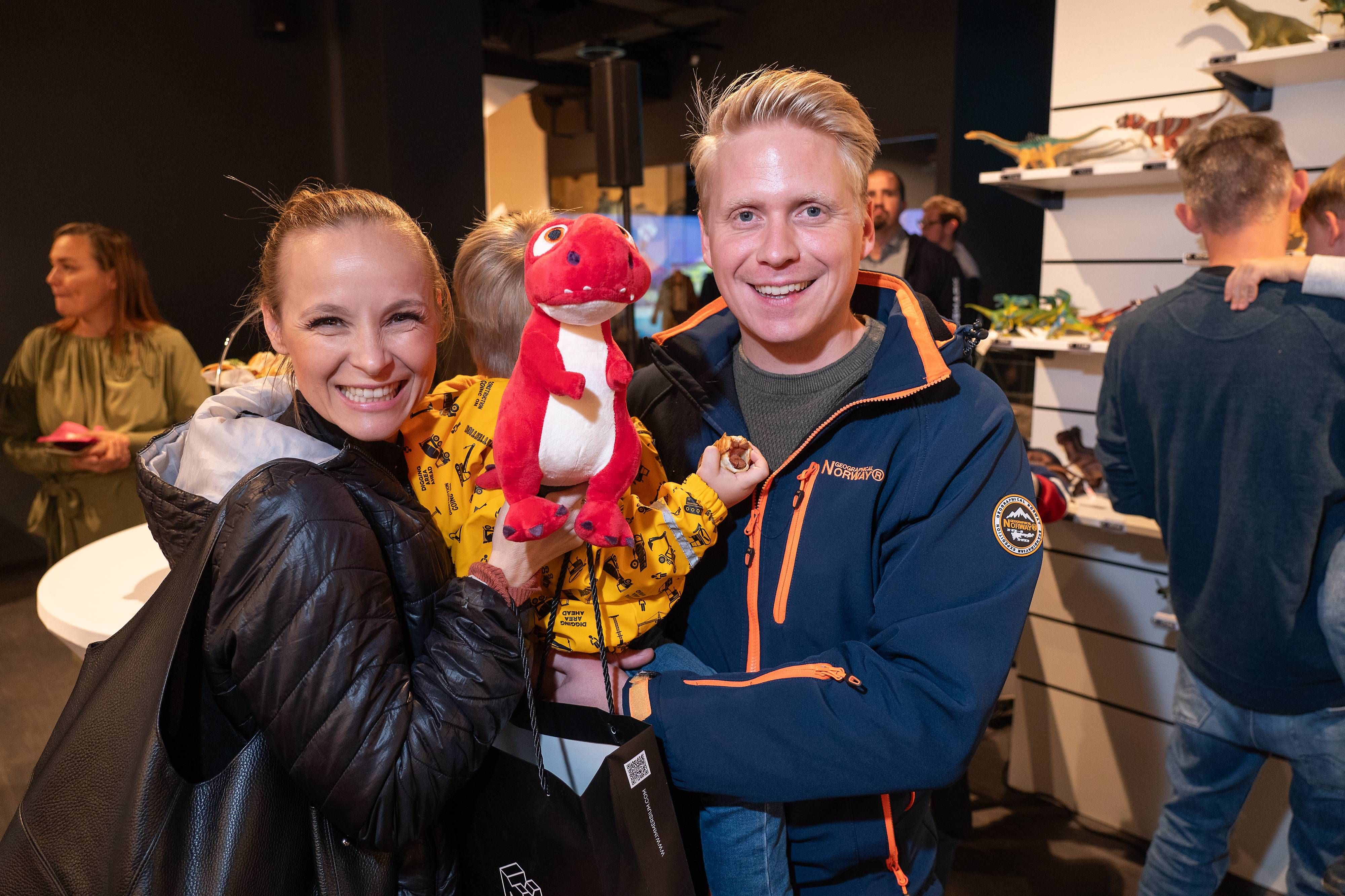 Missy May mit ihrem Mann Andreas Wanasek und ihrem Sohn Ferdinand