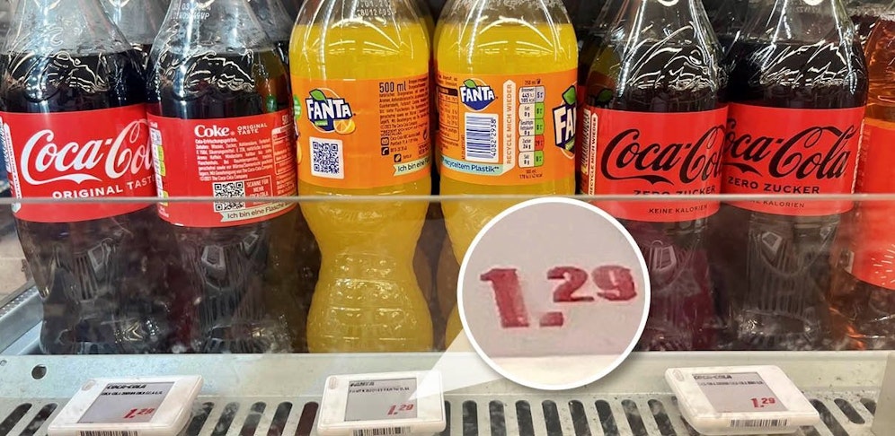 Sind billiger als im Lebensmittelhandel: die Softdrinks bei Media Markt.