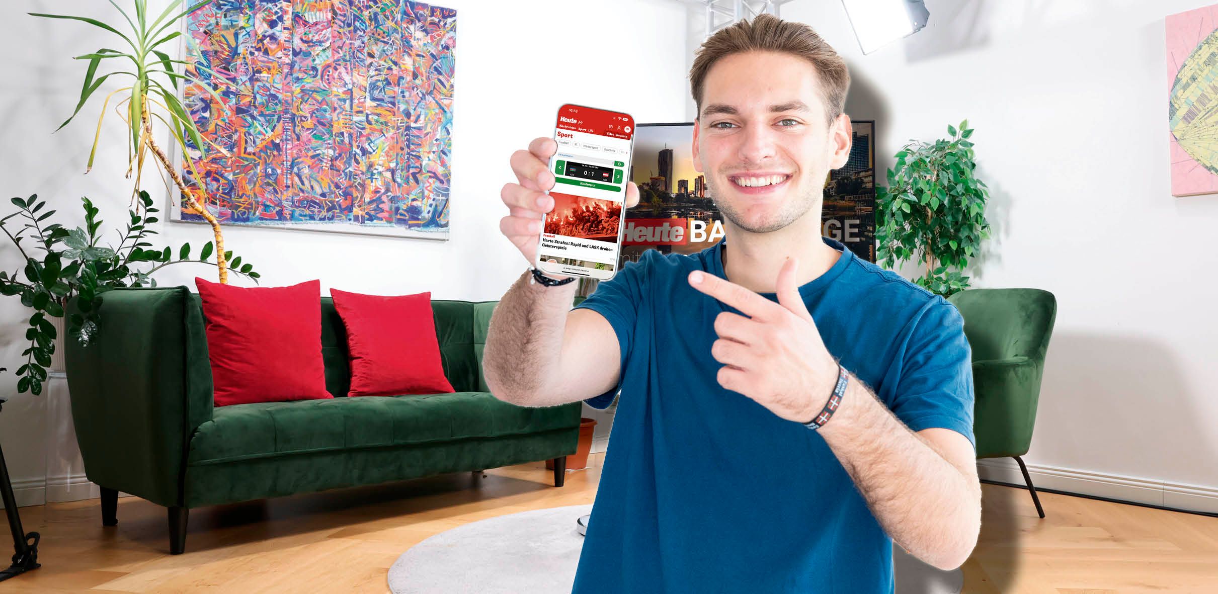 Social-Media-Chef Aitor Lopez de Alda hat schon die neue App.