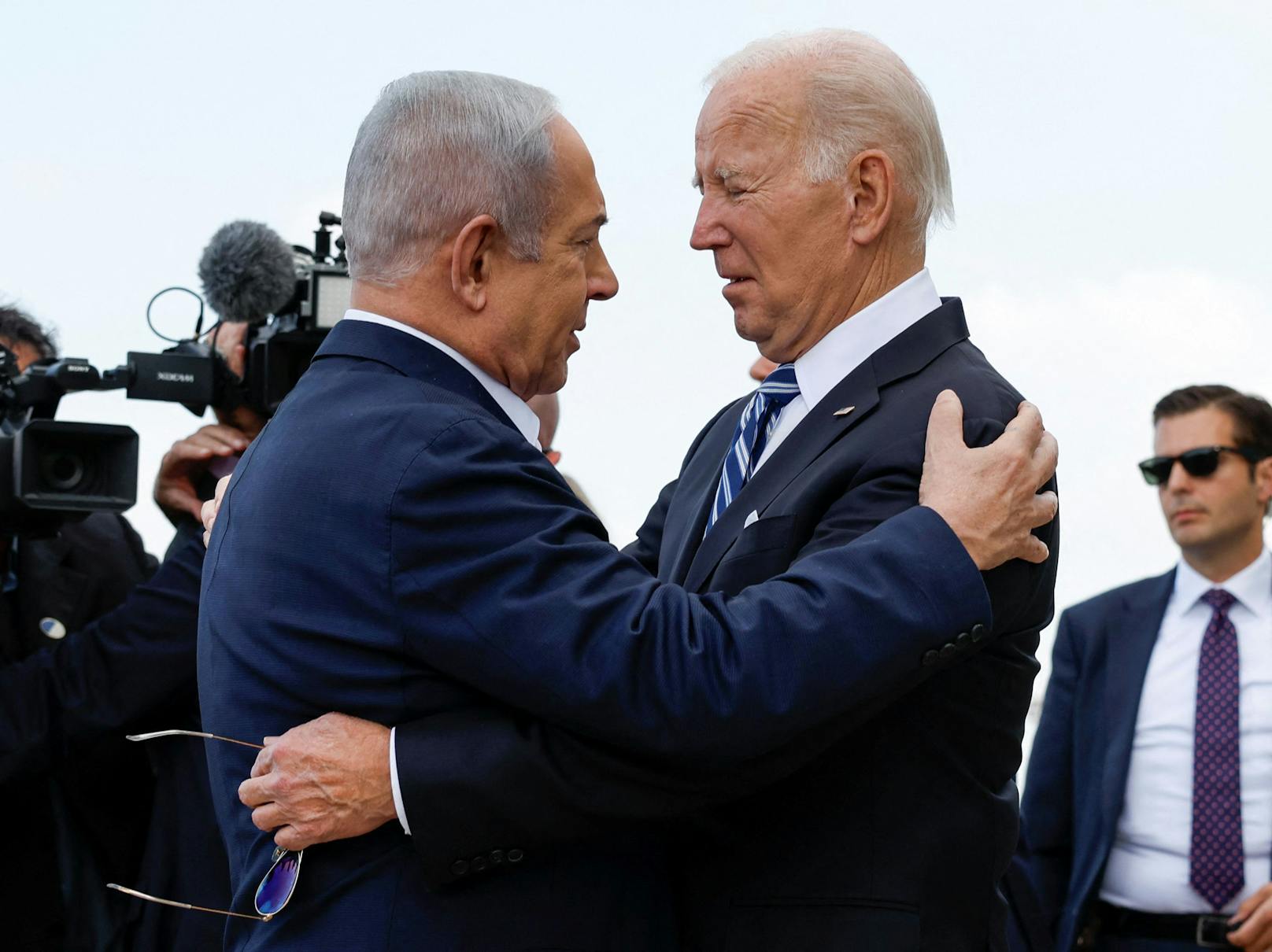 US-Präsident Joe Biden ist am Mittwoch in Israel eingetroffen.