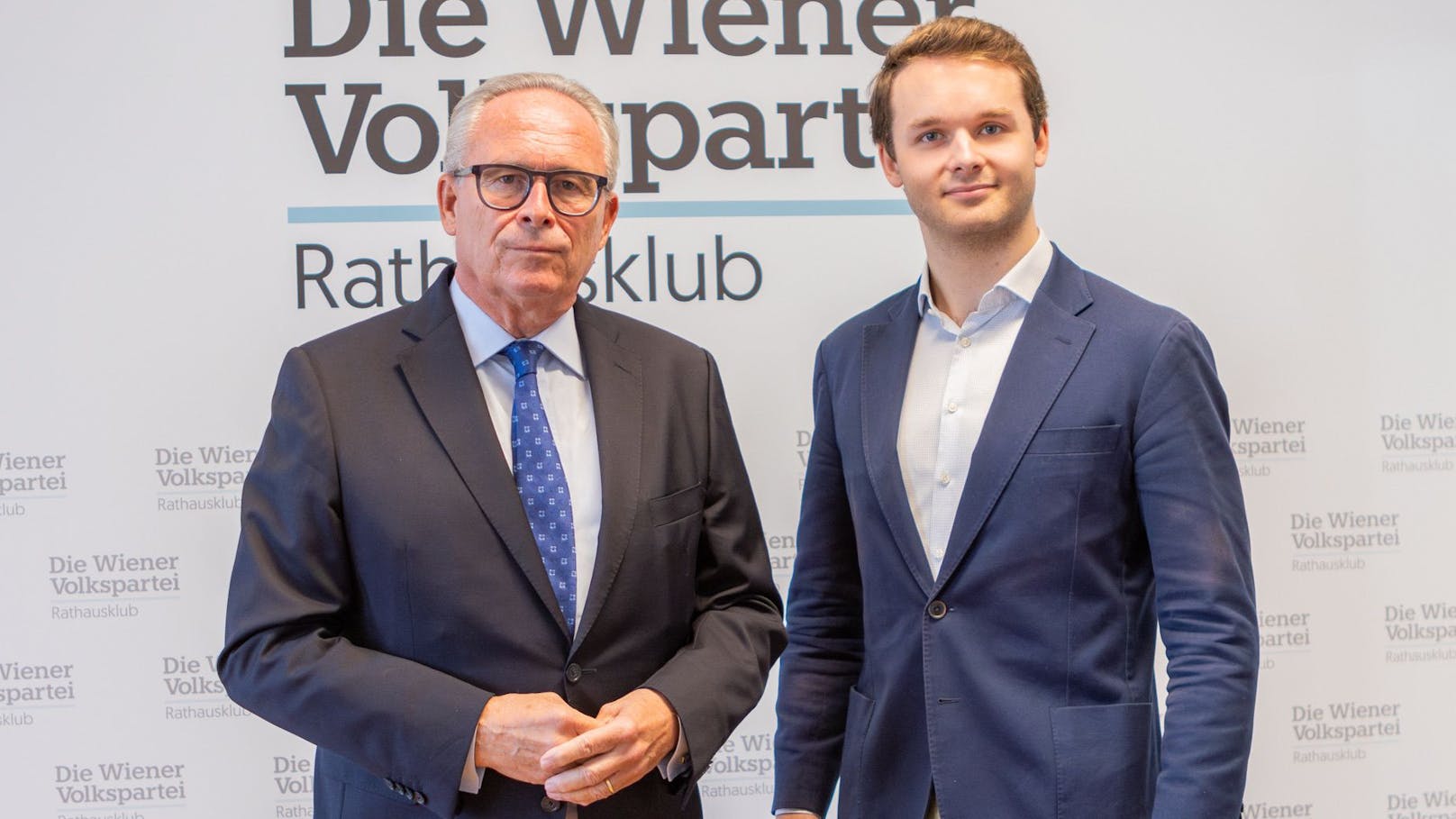 Wiens ÖVP-Chef Karl Mahrer (l.) und ÖVP-Bildungssprecher Harald Zierfuß fordern dringend Maßnahmen gegen die Gewalt-Explosion an Wiens Schulen.