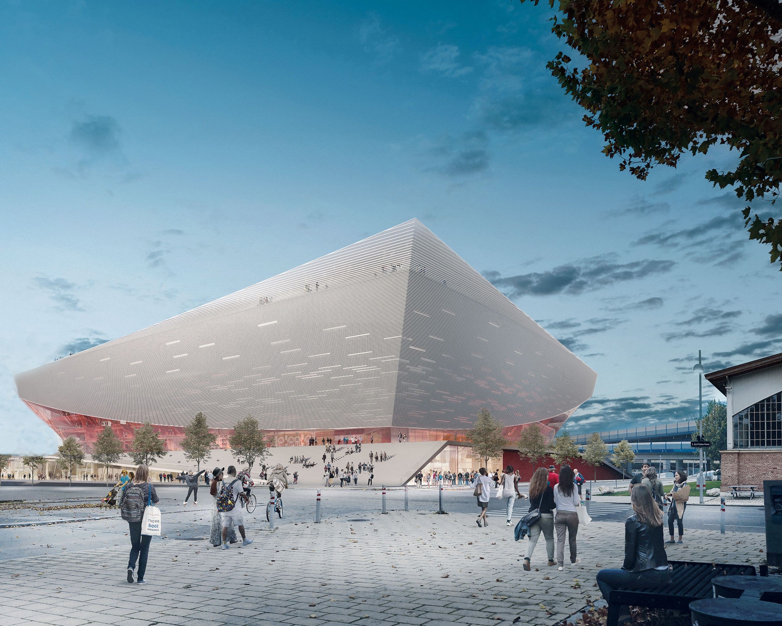 So soll die neue Mega-Eventarena in Wien-Landstraße ausschauen.