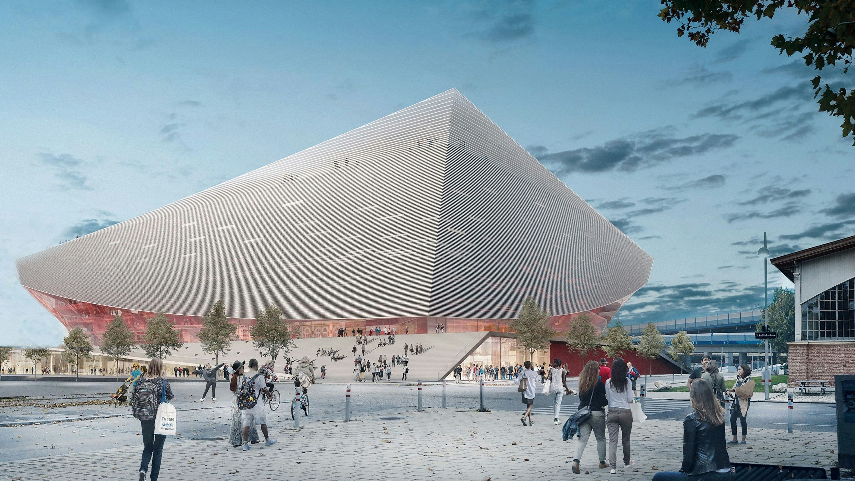 So soll die neue Mega-Eventarena in Wien-Landstraße ausschauen.