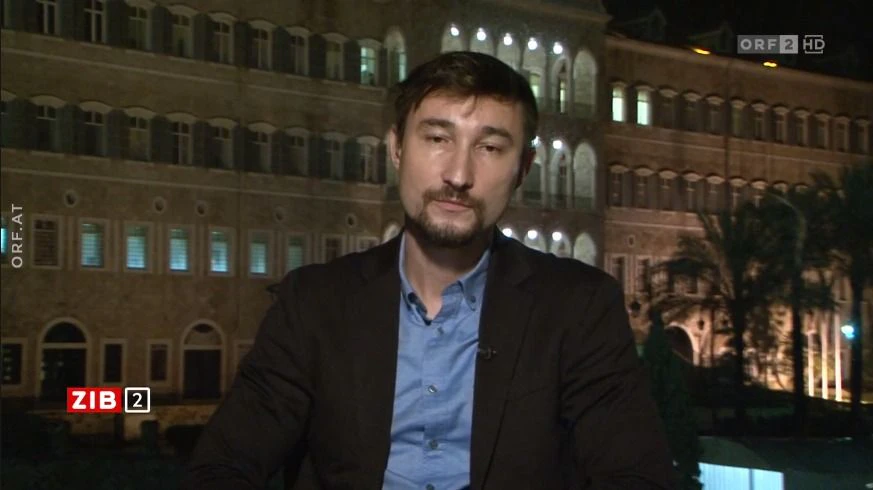 Nahost-Experte Marcus Schneider am späten Donnerstagabend in der ORF-"ZIB2".