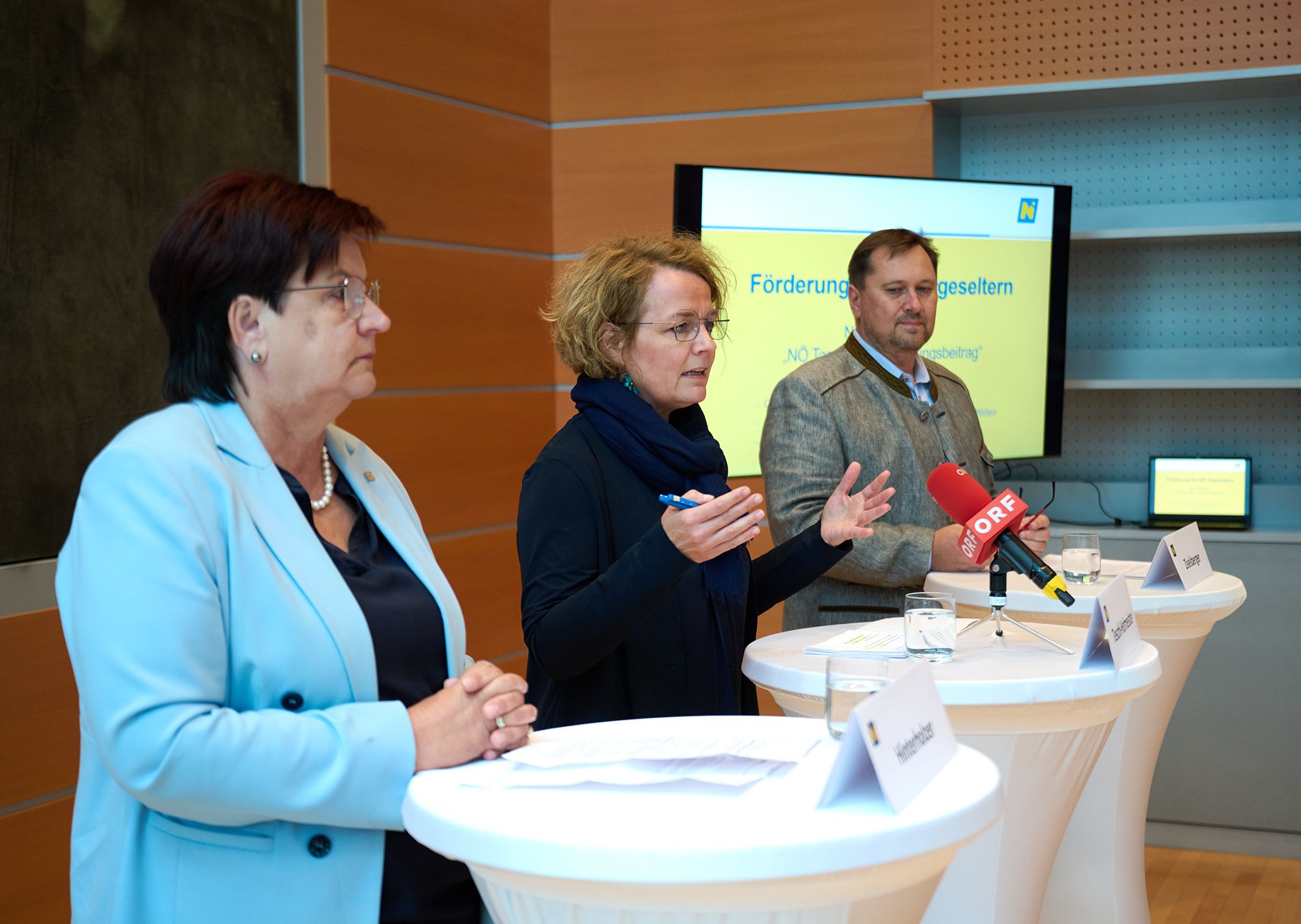 Landesrätin Christiane Teschl-Hofmeister stellte erst kürzlich die neue Förderung für Tageseltern vor.