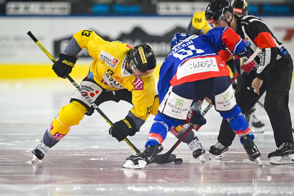 Die spusu Vienna Capitals kommen nicht in Fahrt.