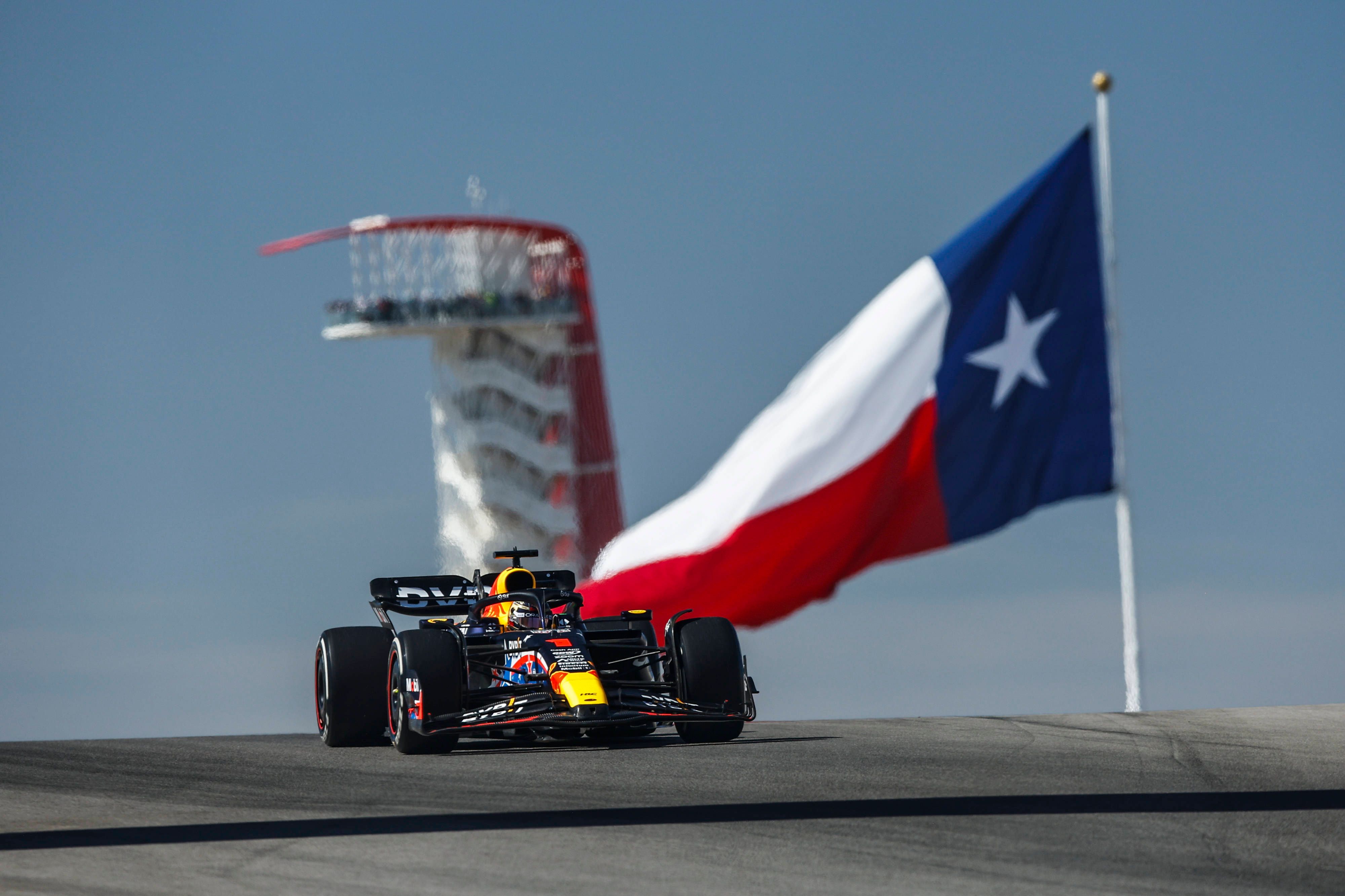 Dreifach-Weltmeister Max Verstappen in Austin. 