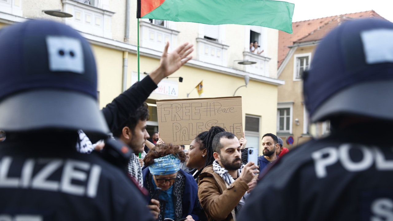 Heute.at - Anzeigenflut bei Pro-Palästina-Demo in Graz
