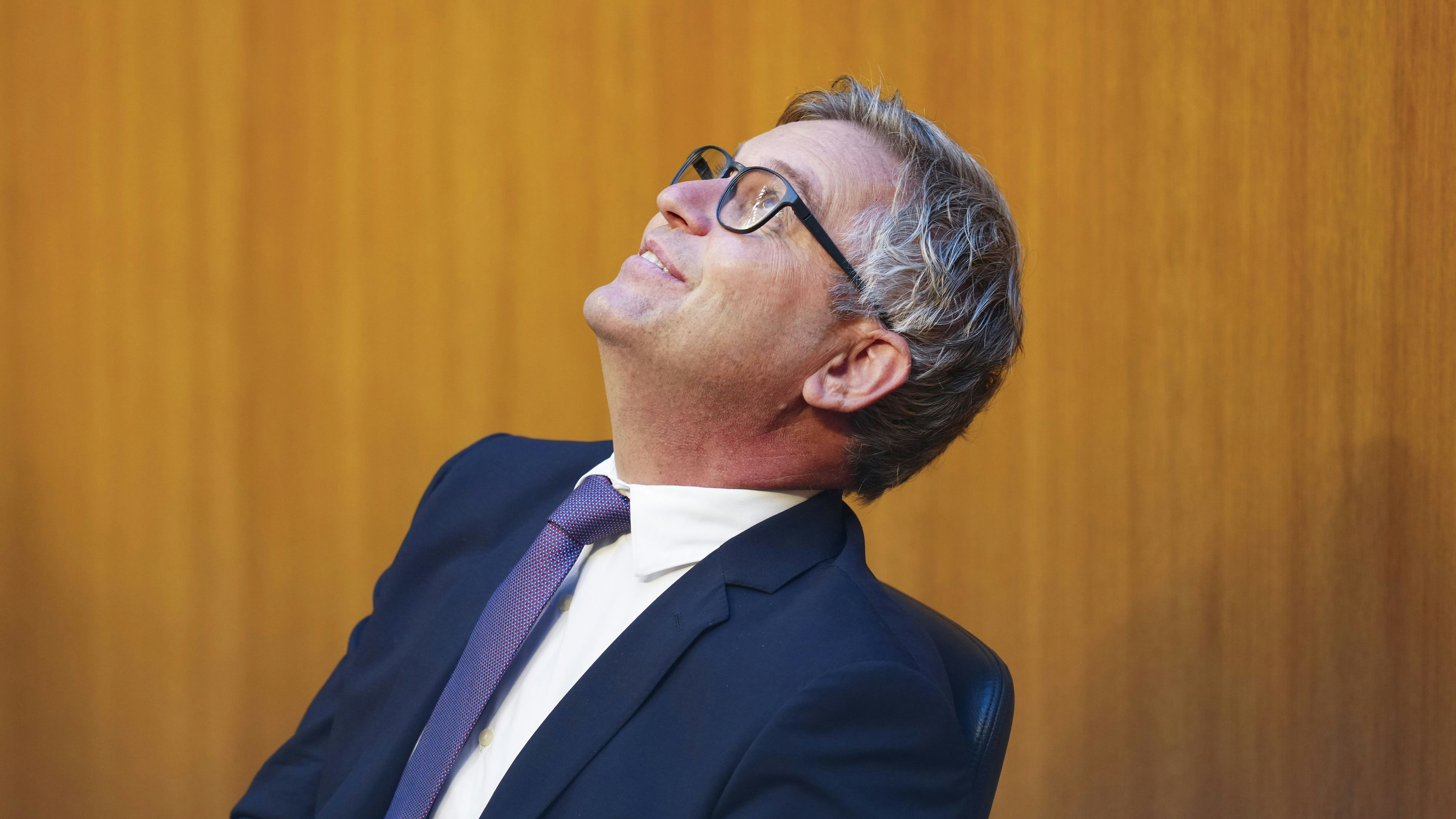 Download von www.picturedesk.com am 21.10.2023 (14:26).  ABD0087_20231019 - WIEN - ÖSTERREICH: Finanzminister Magnus Brunner (ÖVP) am Donnerstag, 19. Oktober 2023, anl. des? Nationalrat - u.a. Bundesfinanzgesetz 2024, in Wien. - FOTO: APA/EVA MANHART - 20231019_PD3107 - Rechteinfo: Rights Managed (RM)