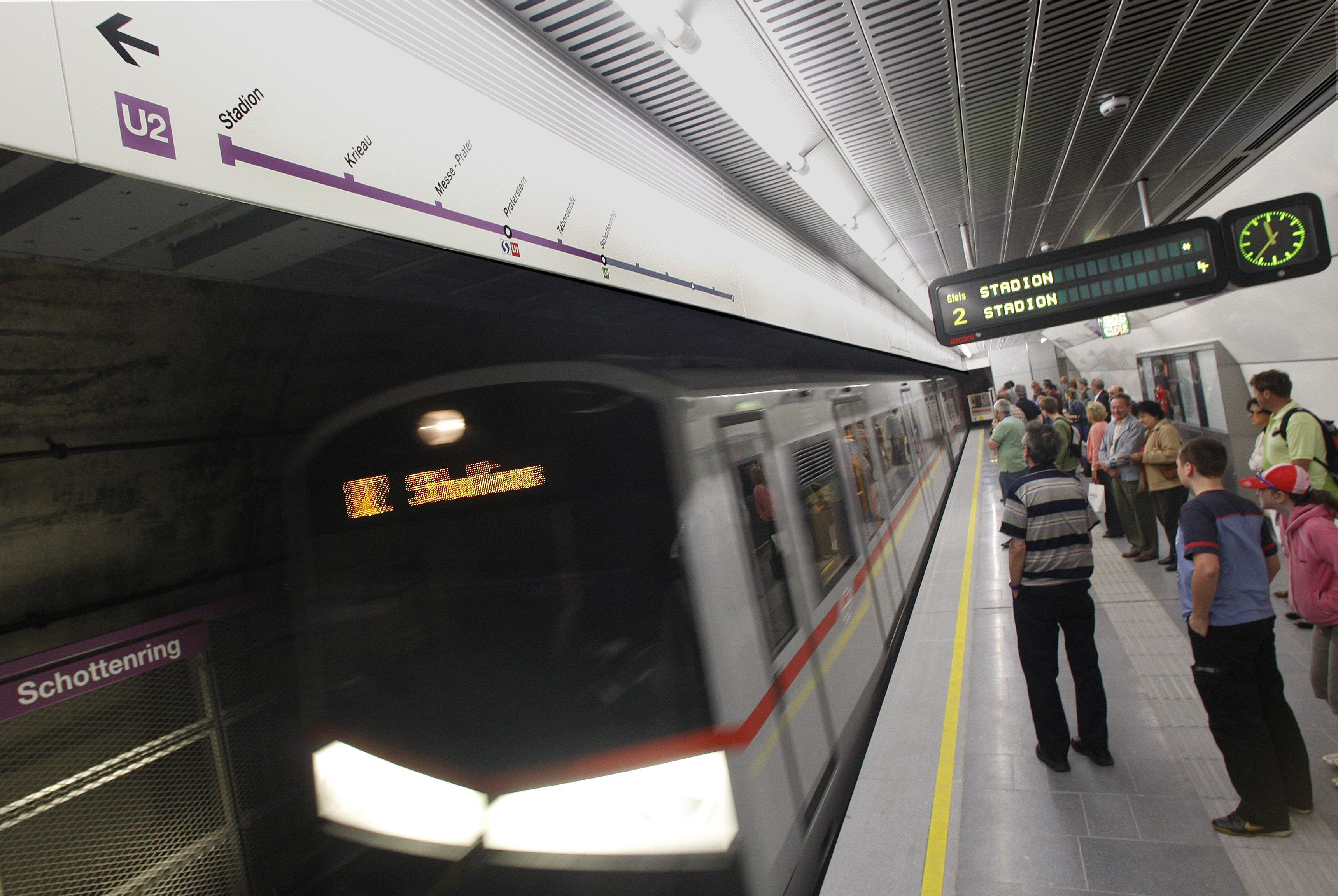 Die U2 wird an zwei Wochenenden im März kurzgeführt.