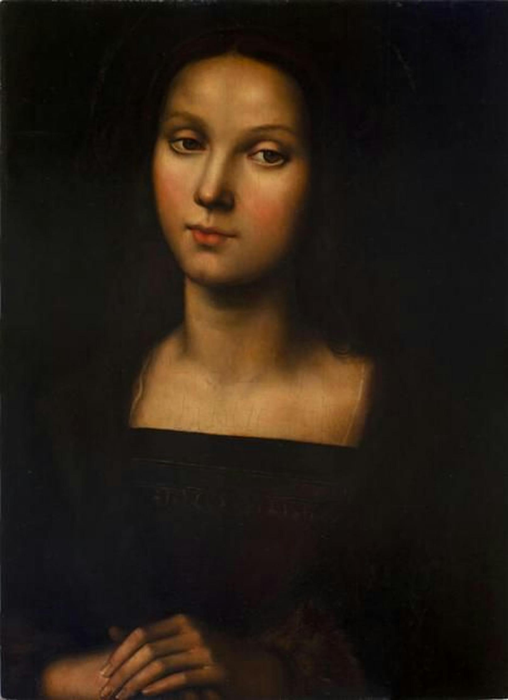 Das "Porträt der Chiara Fancelli als Maria Magdalena" wird Raffael (1483-1520) zugeschrieben, Privatsammlung.