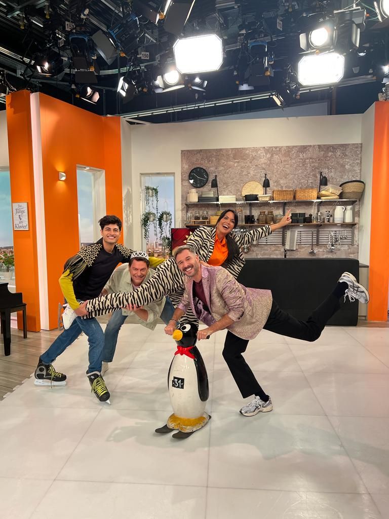 Martina Reuter musste in der SAT1-Morningshow erstmals ihr Können unter Beweis stellen.