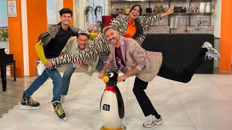 Martina Reuter musste in der SAT1-Morningshow erstmals ihr Können unter Beweis stellen