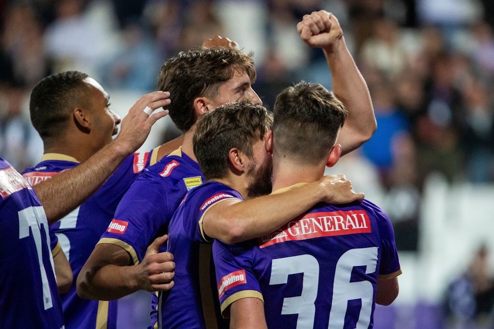 Die Austria will auch bei der WSG jubeln.