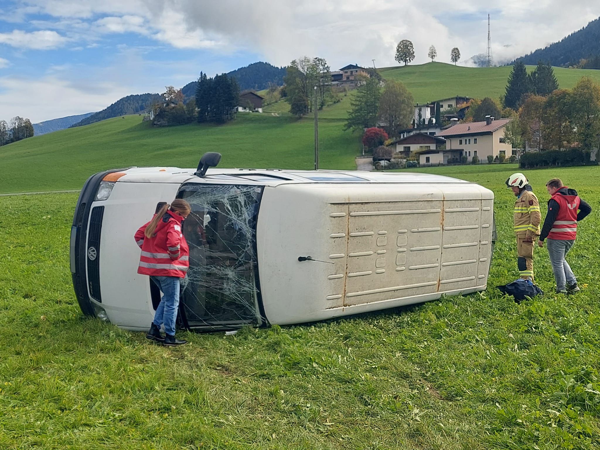 Verkehrsunfall am Sonntag in Walchsee – mehrere Personen wurden verletzt.